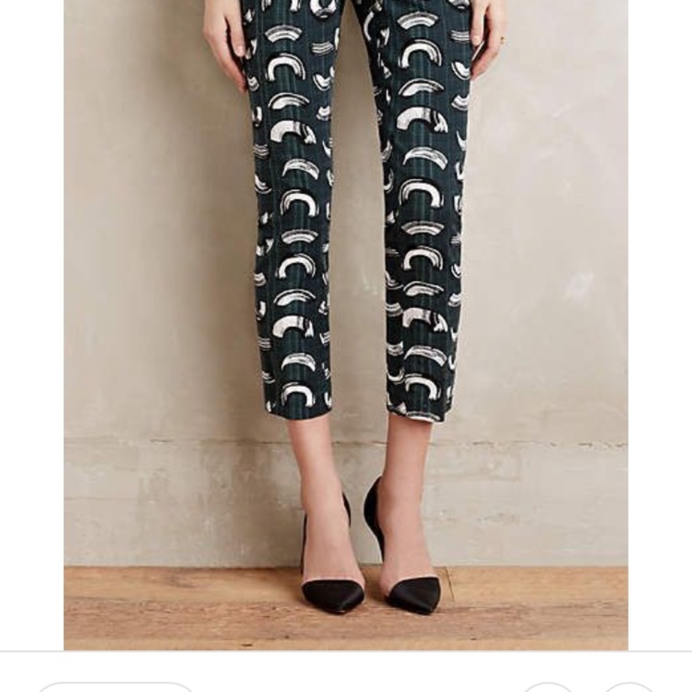 Anthropologie Charlie brushstroke pants - Picture 3 of 5